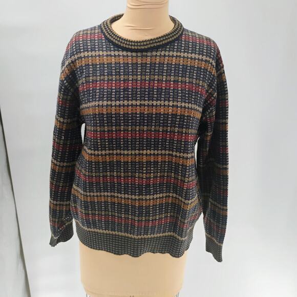 Vintage vintage Pendleton Coogi Style Cosby virgin wool Grandpa Sweater unisex M - Picture 3 of 13